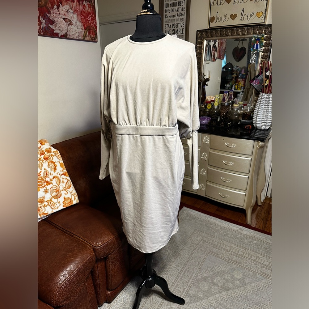 NWT MCY WOMENS STRETCHY SWEATER DRESS SIZE XXXL